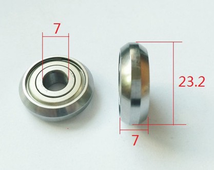 Track Rollers C28ZZ C28-2RS Bevel Bearing